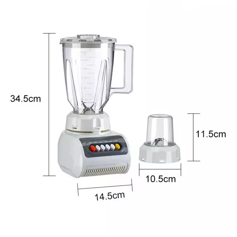 Mixeur-Extracteur de Jus et Hachoir en Acier Inoxydable Haute Vitesse, Vente en Gros Usine, Sans Particules, Idéal pour la Maison, la Salle de Sport et les Aliments pour Bébé